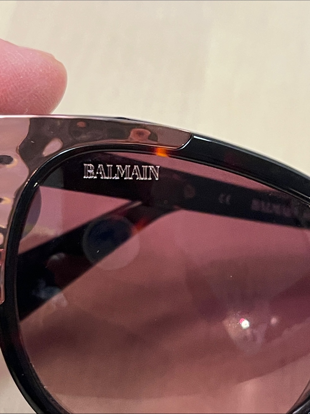 Balmain Dark Tortoise Shell w/ Copper Trim BL2072B Women’s Cat Eye Sunglasses - Picture 8 of 16